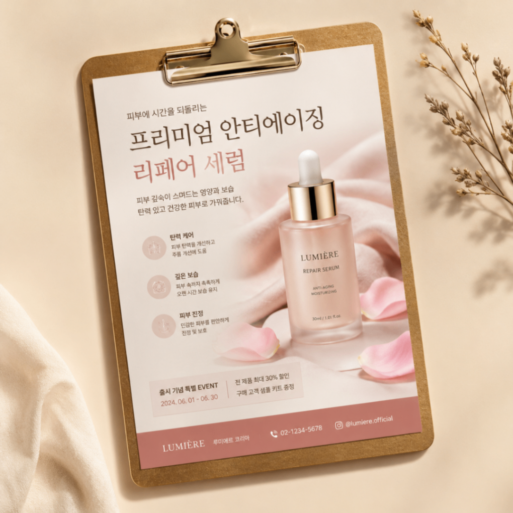 대량 특가 전단지